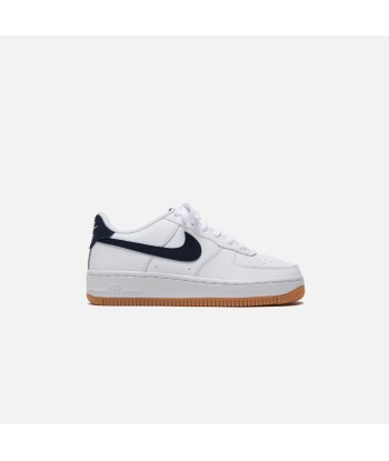 Nike Grade School Air Force 1 - White / Obsidian / University Red / Gum prix