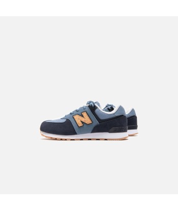 New Balance 574 Classic Winter Grade School - Chambray / Eclipse du meilleur 