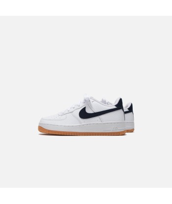 Nike Grade School Air Force 1 - White / Obsidian / University Red / Gum prix