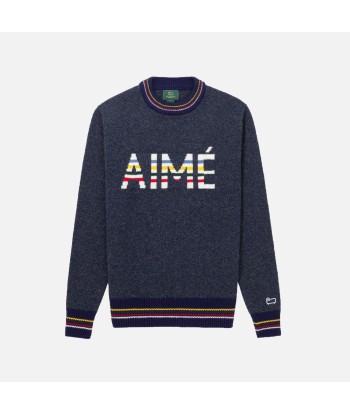 Aimé Leon Dore x Woolrich Print - Flag Navy pas cheres