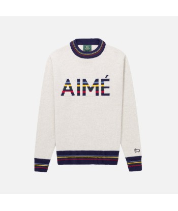 Aimé Leon Dore x Woolrich Print - Cream hantent personnes