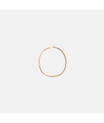 Fallon Liquid Herringbone Choker - Gold outlet