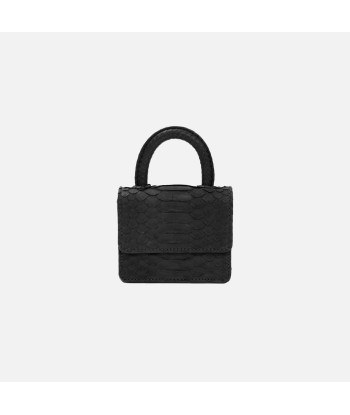 Gelareh Mizrahi Micro Mini Top Handle Bag - Black Python Dans la société mordern