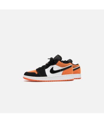 Nike Grade School Air Jordan 1 Low - White / Black / Starfish les muscles