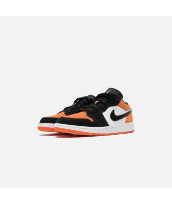 Nike Grade School Air Jordan 1 Low - White / Black / Starfish les muscles