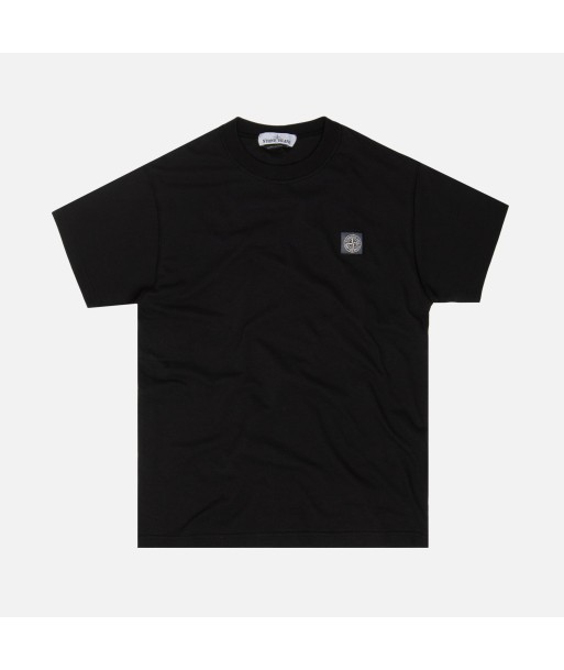 Stone Island Garment Dyed Tee - Black français