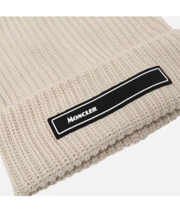 Moncler Berretto Tricot Beanie - White Voir les baskets