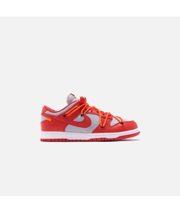 Nike x Off-White Dunk Low - University Red / White du meilleur 