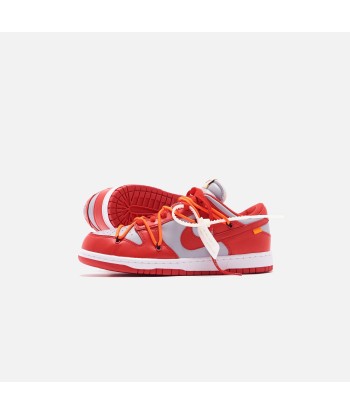 Nike x Off-White Dunk Low - University Red / White du meilleur 