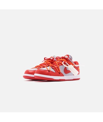 Nike x Off-White Dunk Low - University Red / White du meilleur 