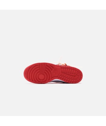 Nike x Off-White Dunk Low - University Red / White du meilleur 