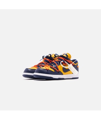 Nike x Off-White Dunk Low Leather - University Gold / Navy / White 2023