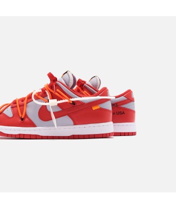 Nike x Off-White Dunk Low - University Red / White du meilleur 