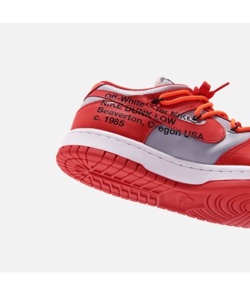 Nike x Off-White Dunk Low - University Red / White du meilleur 