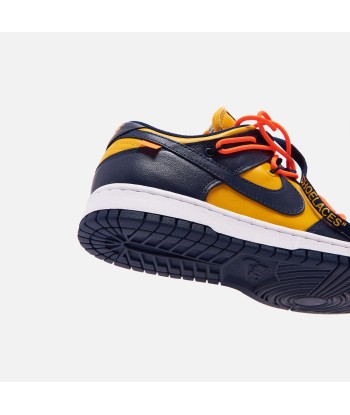 Nike x Off-White Dunk Low Leather - University Gold / Navy / White 2023