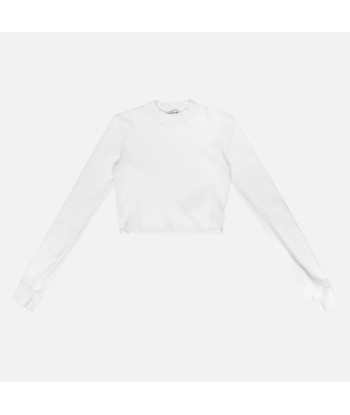 Cotton Citizen Monaco Crop Shirt - White livraison et retour toujours gratuits