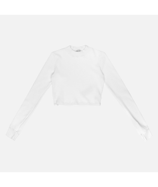 Cotton Citizen Monaco Crop Shirt - White livraison et retour toujours gratuits