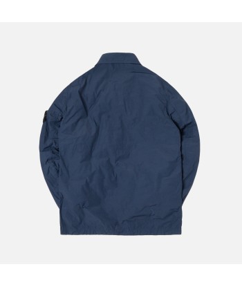 Stone Island Garment Dyed Overshirt - Blue Marine de la marque