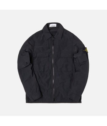 Stone Island Garment Dyed Overshirt - Black des créatures d'habitude