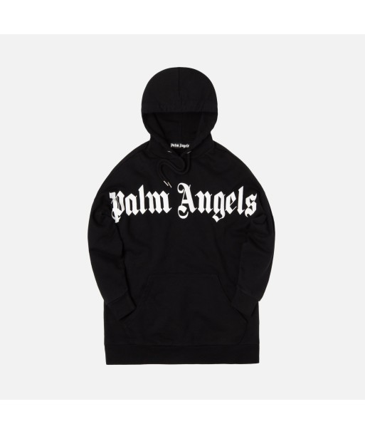 Palm Angels Front Over Logo Hoodie - Black du meilleur 