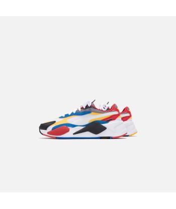 Puma Grade Scool RS-X3 Rubiks Cube - White / Blue / Red chez Cornerstreet bien 