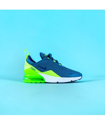 Nike PS Air Max 270 - Wolf Grey / Cool Grey / Racer Blue Paris Déstockage Promo