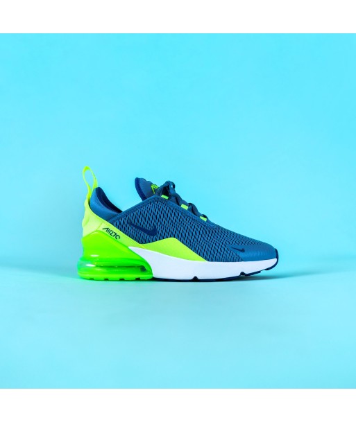 Nike PS Air Max 270 - Wolf Grey / Cool Grey / Racer Blue Paris Déstockage Promo