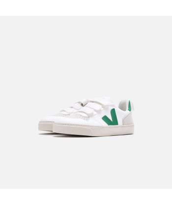 Veja Small Toddler V-10 Velcro - White / Emeraude 50% de réduction en Octobre 2024