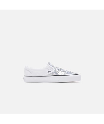 Vans Flipping Sequins Classic Slip-On - White Comparez plus de prix