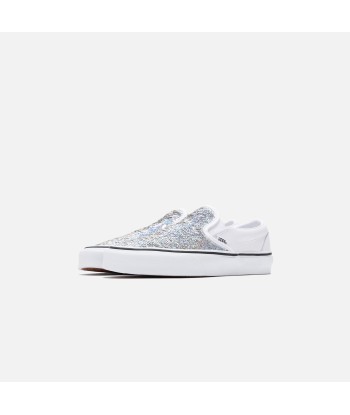 Vans Flipping Sequins Classic Slip-On - White Comparez plus de prix