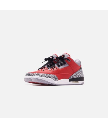 Nike Air Jordan 3 Retro SE - Varsity Red / Cement Grey / Black soldes