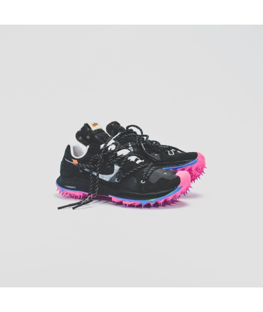 Nike x Off-White WMNS Zoom Terra Kiger 5 - Black / Metallic Silver / White de pas cher