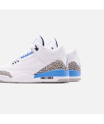 Nike Air Jordan 3 Retro UNC - White / Valor Blue / Tech Grey ouvre sa boutique