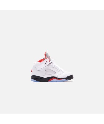 Nike Pre-School Air Jordan 5 Retro - True White / Fire Red / Black Comparez plus de prix