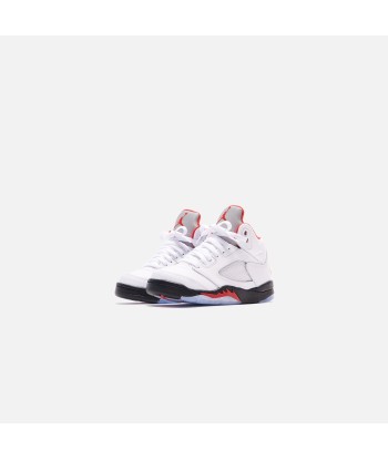 Nike Pre-School Air Jordan 5 Retro - True White / Fire Red / Black Comparez plus de prix