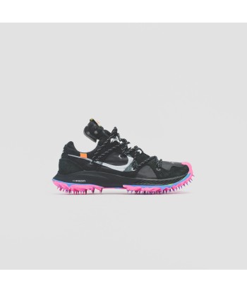 Nike x Off-White WMNS Zoom Terra Kiger 5 - Black / Metallic Silver / White de pas cher