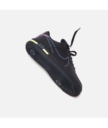 Nike Air Force 1 React - Black / Anthracite / Violet Star / Barely Volt Les magasins à Paris et en Île-de-France