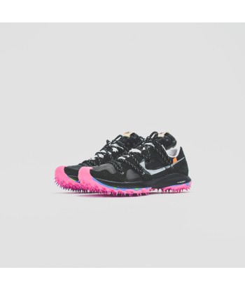 Nike x Off-White WMNS Zoom Terra Kiger 5 - Black / Metallic Silver / White de pas cher