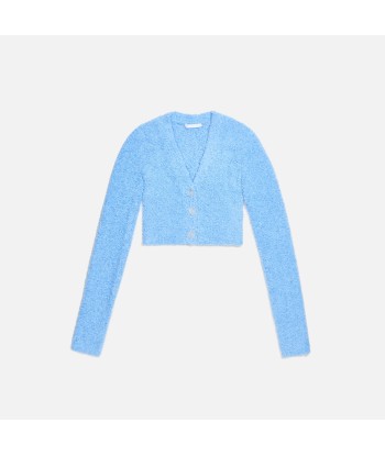 Helmut Lang Crop Cardigan - Cloudless à prix réduit toute l'année