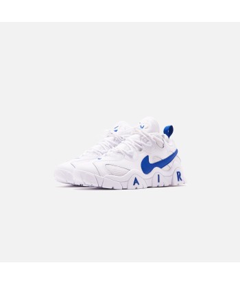 Nike Air Barrage Low - White / Hyper Blue pas chere