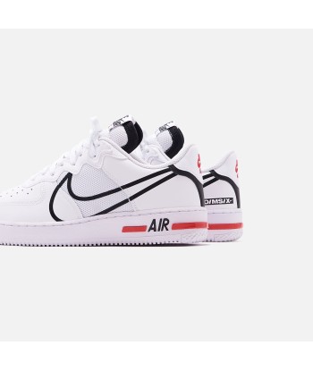 Nike Air Force 1 React - White / Black / University Red online