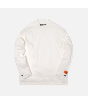 Heron Preston L/S Turtleneck CTNMB Original - White de pas cher