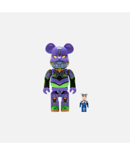 BearBrick Evangelion Shogo-ki 400% + Shinji Ikari 100% - Purple Multicolor Les magasins à Paris et en Île-de-France