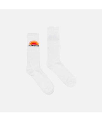 Palm Angels Sunset Socks - White 50% de réduction en Octobre 2024