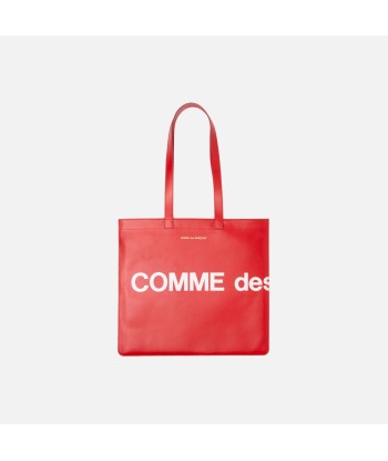 CDG Pocket Huge Logo Tote - Red de pas cher