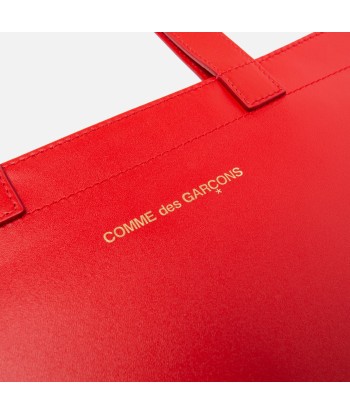 CDG Pocket Huge Logo Tote - Red de pas cher