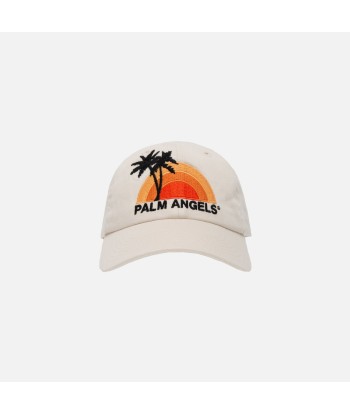 Palm Angels Sunset Cap - Ecru Multicolor Les magasins à Paris