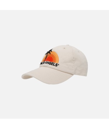 Palm Angels Sunset Cap - Ecru Multicolor Les magasins à Paris