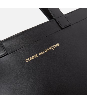 CDG Pocket Huge Logo Tote - Black hantent personnes