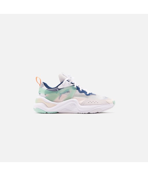 Puma WMNS Rise - White / Mist Green / Cantaloupe pas cher